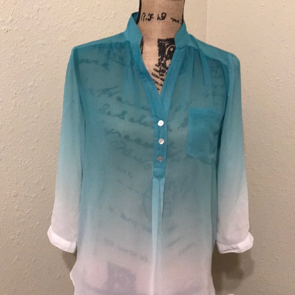 Takara Tops - Ladies  two tone blouse